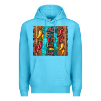 Ocean Blue fiesta with pepper Premium Hoodie - Artiststas