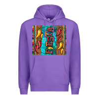 Purple fiesta with pepper Premium Hoodie - Artiststas