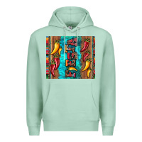 Seafoam fiesta with pepper Premium Hoodie - Artiststas