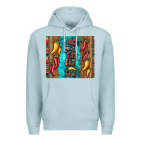 Blue Mist fiesta with pepper Premium Hoodie - Artiststas