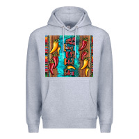 Heather Grey fiesta with pepper Premium Hoodie - Artiststas