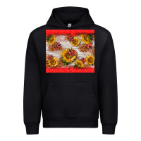 Foreset Green ladybug sunflower Urban Hoodie - BarkalooDesign
