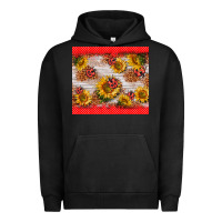 Pigment Black ladybug sunflower Urban Hoodie - BarkalooDesign