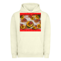 Pigment Pistachio ladybug sunflower Urban Hoodie - BarkalooDesign