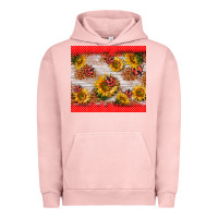 Pigment Salmon ladybug sunflower Urban Hoodie - BarkalooDesign