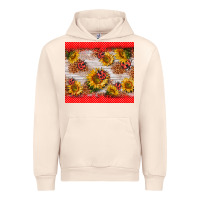 Sandshell ladybug sunflower Urban Hoodie - BarkalooDesign