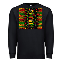 Black Black license letters  juneteenth Premium Sweatshirt - Zillion Design Studio
