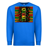 True Royal Black license letters  juneteenth Premium Sweatshirt - Zillion Design Studio