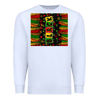White Black license letters  juneteenth Premium Sweatshirt - Zillion Design Studio