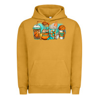 Pigment Peanut Butter basketball coffee cups Urban Hoodie - Jasminsmagicworld