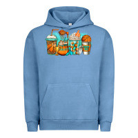 Pigment Pebble Blue basketball coffee cups Urban Hoodie - Jasminsmagicworld