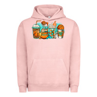 Pigment Salmon basketball coffee cups Urban Hoodie - Jasminsmagicworld