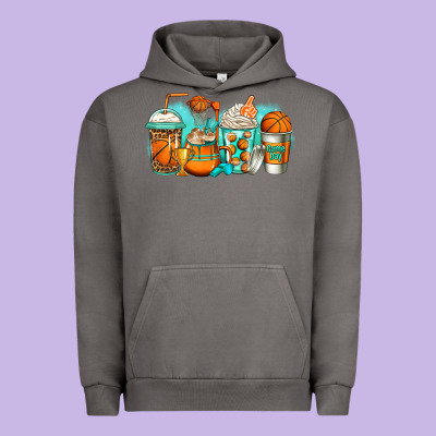 Basketball Coffee Cups Urban Hoodie Designed By Jasminsmagicworld