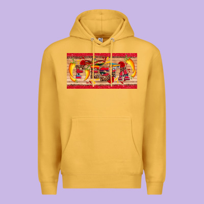 Fiesta  License Plate Template Premium Hoodie Designed By Artiststas