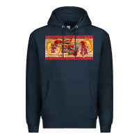 Navy fiesta  license plate template Premium Hoodie - Artiststas