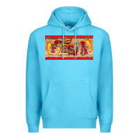 Ocean Blue fiesta  license plate template Premium Hoodie - Artiststas
