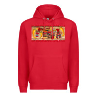 Red fiesta  license plate template Premium Hoodie - Artiststas
