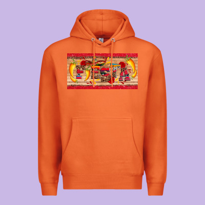 Fiesta  License Plate Template Premium Hoodie Designed By Artiststas