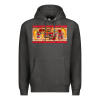 Charcoal Heather fiesta  license plate template Premium Hoodie - Artiststas