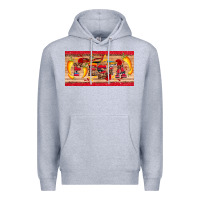 Heather Grey fiesta  license plate template Premium Hoodie - Artiststas