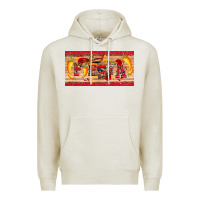 Oatmeal Heather fiesta  license plate template Premium Hoodie - Artiststas