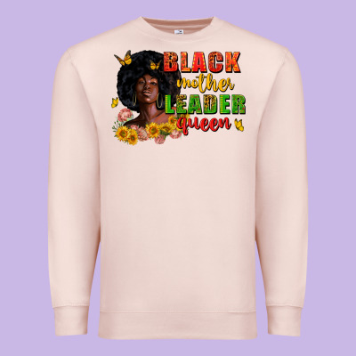 Black Mother Leader Queen Juneteenth Premium Sweatshirt Designed By Zillion Design Studio