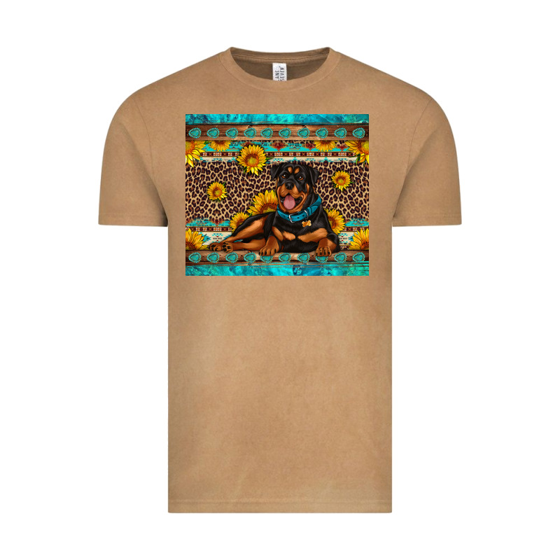 Rottweiler With Western Background Vintage Tee by Artiststas | Teevron