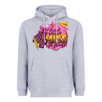 Heather Grey little miss 4th grade Heavyweight Hoodie - texasbilliewilder
