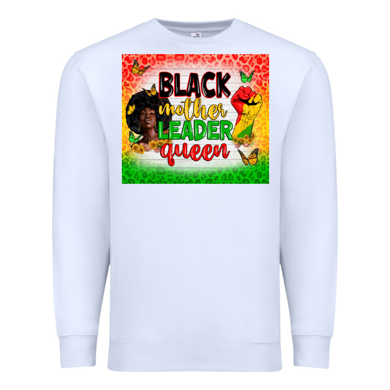 Black Mother Leader Premium Sweatshirt by Zillion Design Studio | Teevron