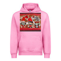 Fuchsia Pink ladybug gnomies Urban Hoodie - BarkalooDesign