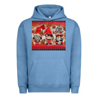 Pigment Pebble Blue ladybug gnomies Urban Hoodie - BarkalooDesign