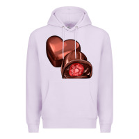 Lilac heart chocolate Premium Hoodie - AdoDesignShop