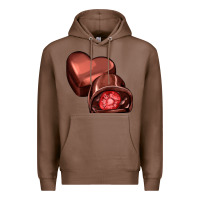 Chestnut heart chocolate Premium Hoodie - AdoDesignShop