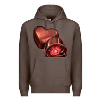 Coffee heart chocolate Premium Hoodie - AdoDesignShop