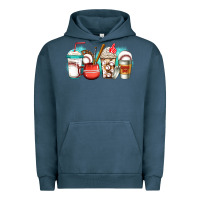 Pigment Midnight Navy baseball coffee cups Urban Hoodie - Jasminsmagicworld