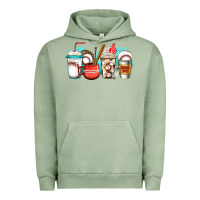 Pigment Oil Green baseball coffee cups Urban Hoodie - Jasminsmagicworld
