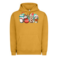 Pigment Peanut Butter baseball coffee cups Urban Hoodie - Jasminsmagicworld