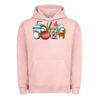 Pigment Salmon baseball coffee cups Urban Hoodie - Jasminsmagicworld