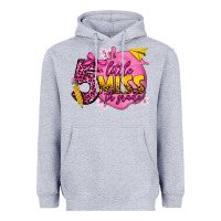 Heather Grey little miss 5th grade Heavyweight Hoodie - texasbilliewilder