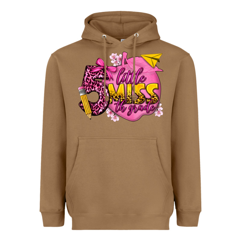 Little Miss 5th Grade Heavyweight Hoodie by texasbilliewilder | Teevron