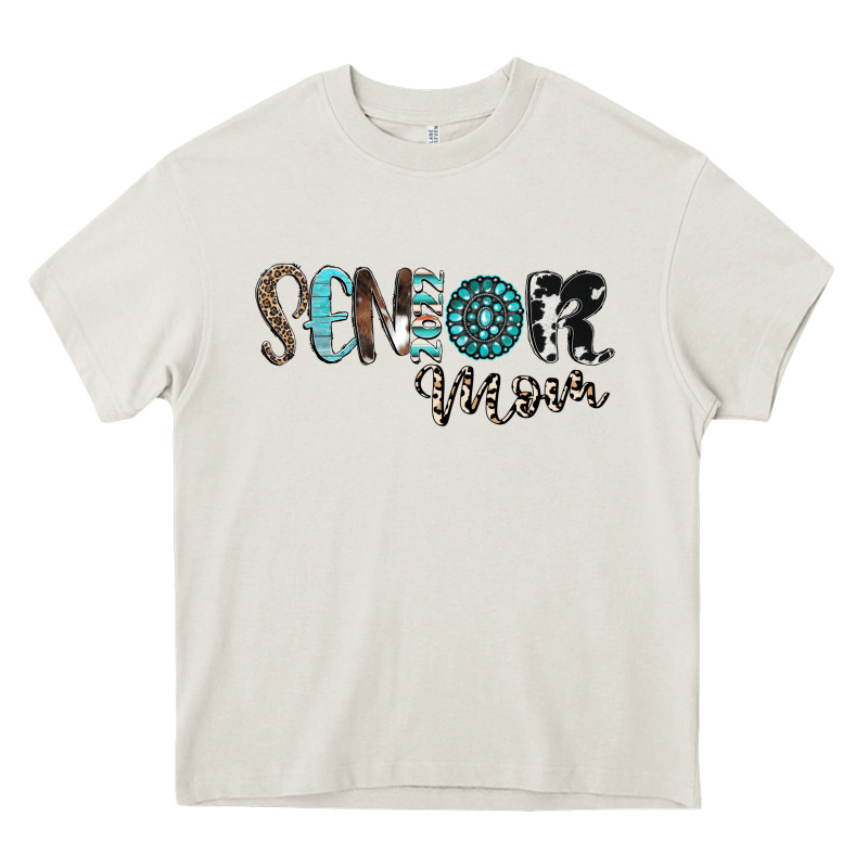 Senior Mom Heavy Core Tee by CowhideDigitalArt | Teevron
