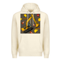 Sandshell excavator seamless pattern Premium Hoodie - BundleAndBundleShop