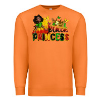 Carrot Black princess juneteenth Premium Sweatshirt - Zillion Design Studio