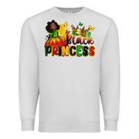 Dove Grey Black princess juneteenth Premium Sweatshirt - Zillion Design Studio