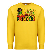 Lemon Black princess juneteenth Premium Sweatshirt - Zillion Design Studio