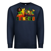 Navy Black princess juneteenth Premium Sweatshirt - Zillion Design Studio