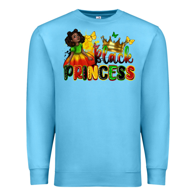 Black Princess Juneteenth Premium Sweatshirt by Zillion Design Studio | Teevron