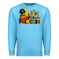 Ocean Blue Black princess juneteenth Premium Sweatshirt - Zillion Design Studio