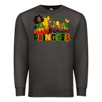Smoke Black princess juneteenth Premium Sweatshirt - Zillion Design Studio