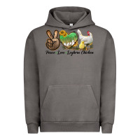 Pigment Tornado Peace Love Leghorn Chicken Urban Hoodie - LillyAllenDesigns